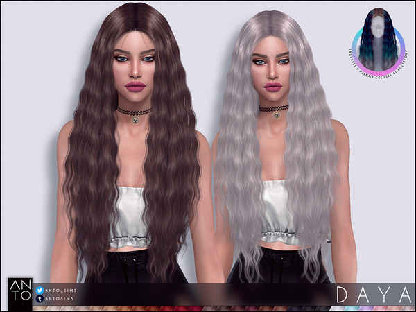 Cabelos de Sereia The Sims 4